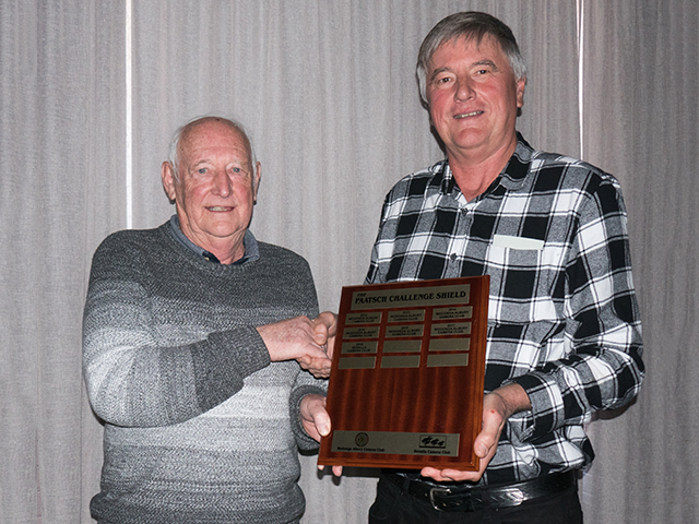 The Paatsch Shield presentation to Brian Paatsch